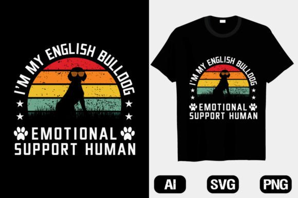 A Retro Bulldog SVG Design for Shirts & Crafts