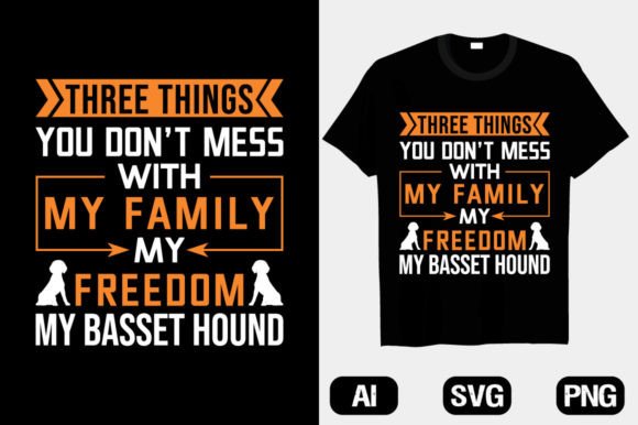 A Review of the Basset Hound Typography T-Shirt Graphics