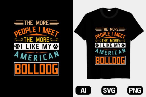 Dog Typography Graphics for Authentic T-Shirt Designs