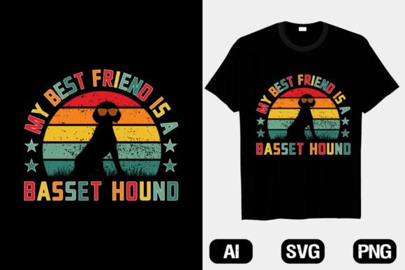Evaluating the Basset Hound Dog Vector Graphic for T-Shirt Designs