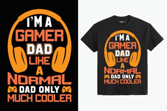 Graphics for T-Shirt Designs: The Gamer Dad Visual Identity