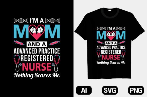 Reviewing the Advanced Practice Nurse Typography T-Shirt Graphics
