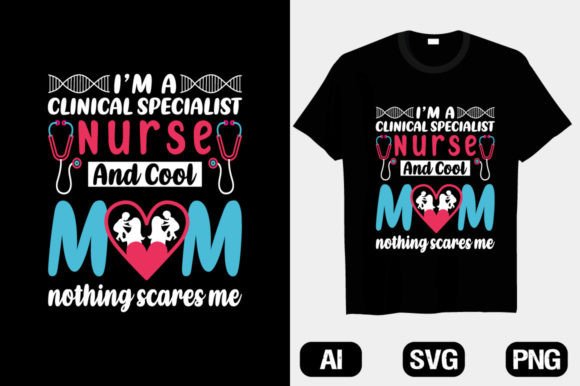 Reviewing the Nurse & Cool Mom T-Shirt Graphics for Real Projects
