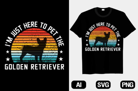 Using Golden Retriever Graphics for Brand-Friendly T-Shirt Designs